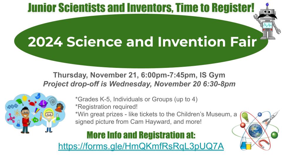 Science Fair Registration Flyer 2024